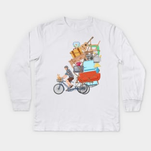 Life on the Move Kids Long Sleeve T-Shirt